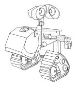 Wall-e Pewarnaan Online